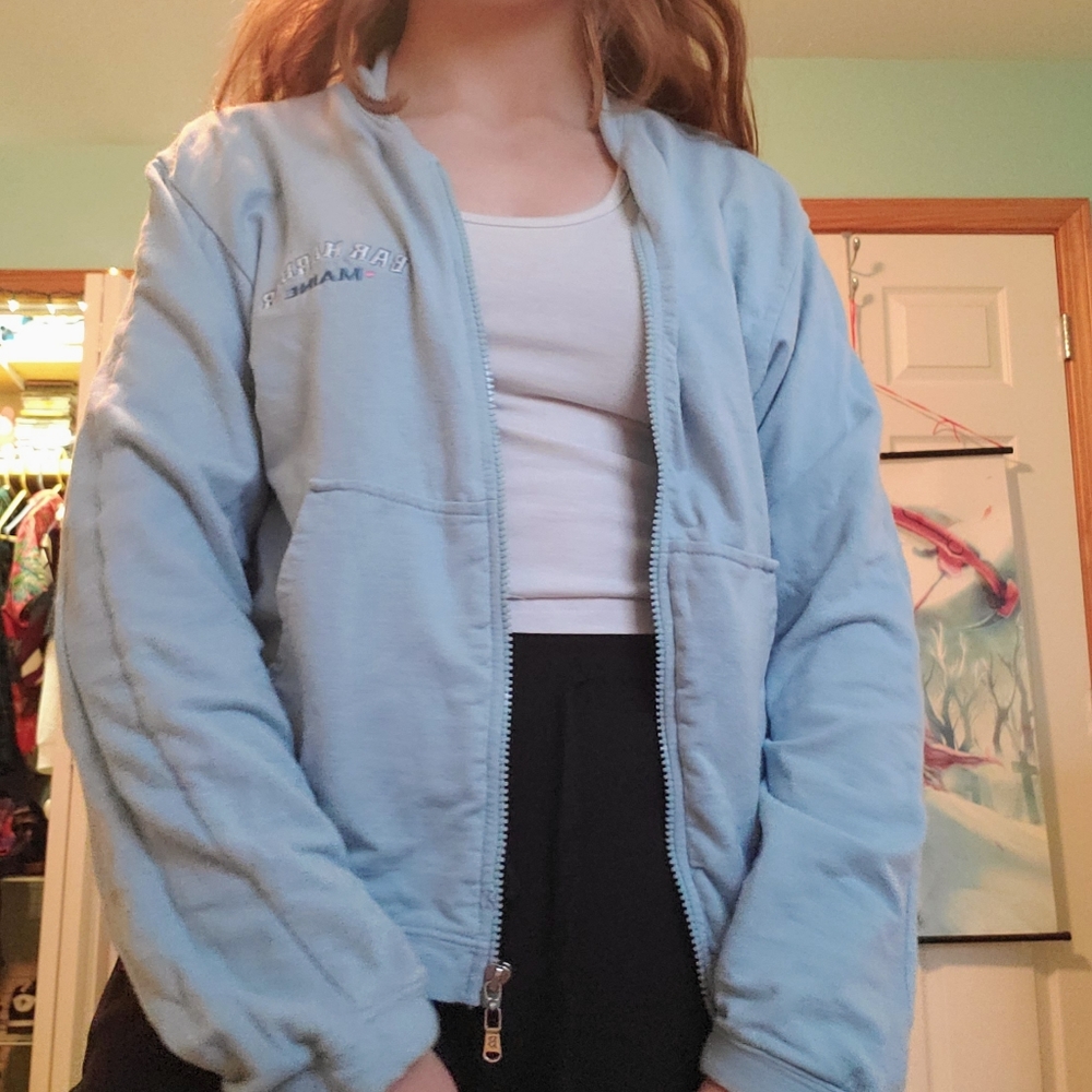 Large blue basix bar harbor sweatshirt